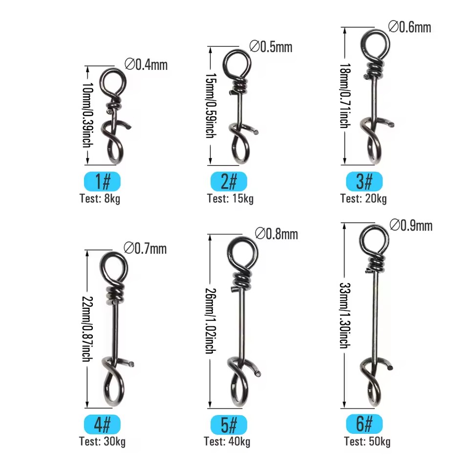 50 pièces de clips à ressort d - Fishing Equipment Cheap avis et prix
